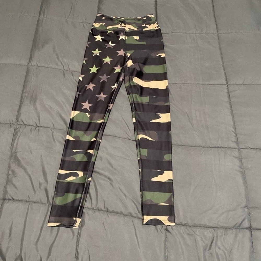 Patriotic Camo Leggings
